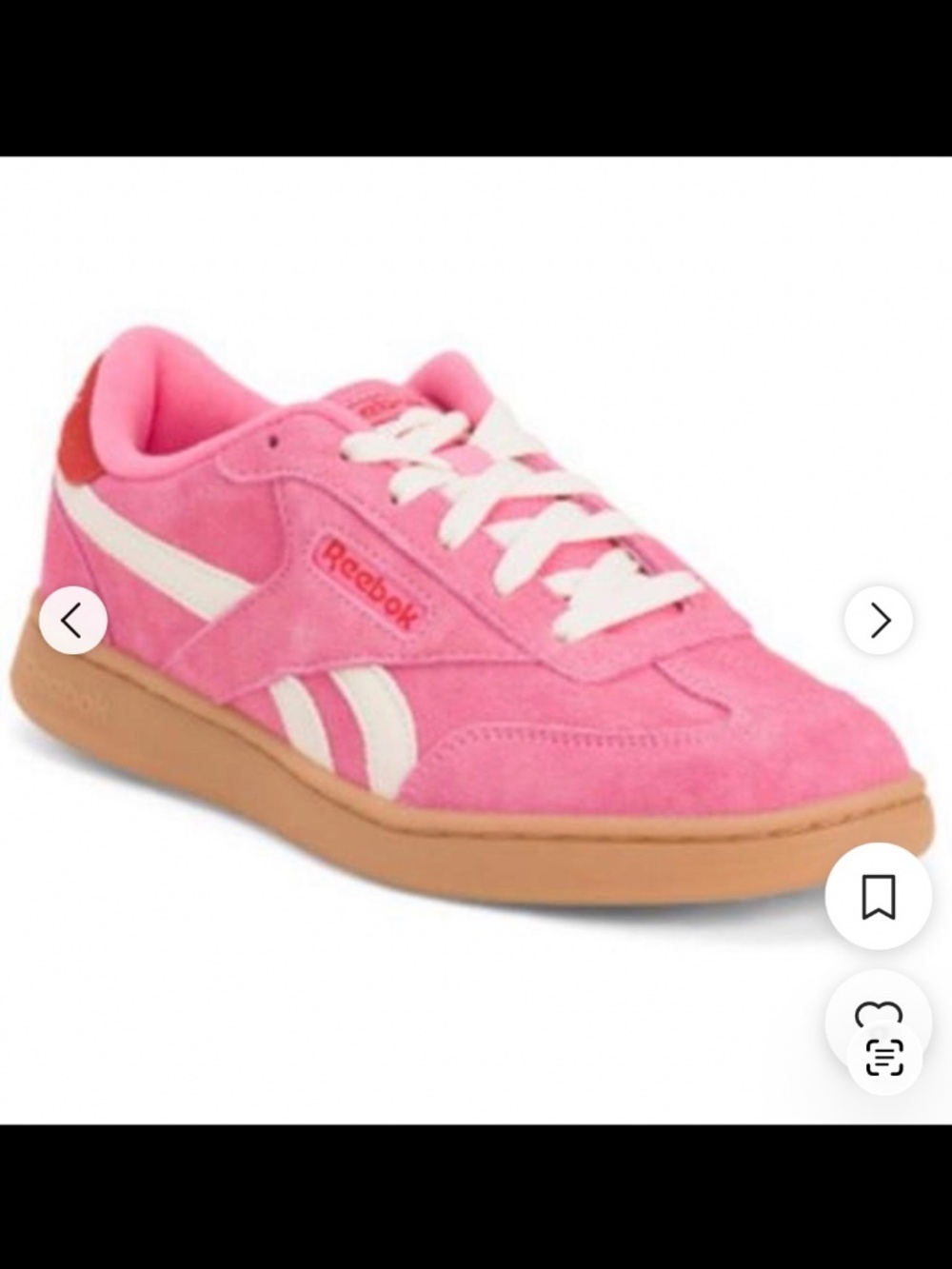 Reebok Forte Lounger Sneakers - Pink/Red - Size 8.5